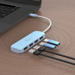 Eco-friendly Usb-c To 4-PORT Type-a Gen 2 Hub | APLIUM