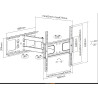 EQUIP 650315 - 32"-55" Articulating Tv Wall | APLIUM