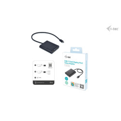 i-tec C31DUAL4K60DP - Usb-c Dual 4K/60HZ (SINGLE 8K/30HZ) | APLIUM