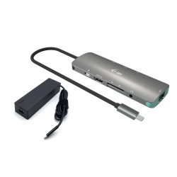 C31NANOLANPD100 - I-tec Nano LAN Dock + P/S 100W Dock 4K | APLIUM