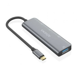 Hub USB Tipo-C Aisens A109-0764/ 3xUSB/ 1xUSB Tipo-C/ Gris | APLIUM