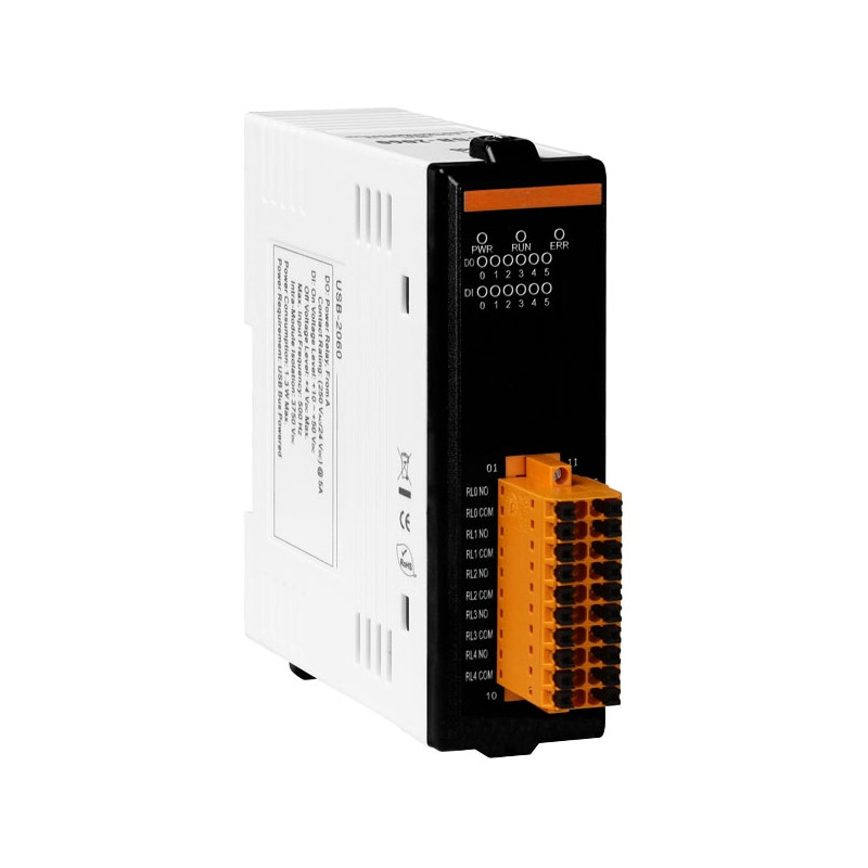 Módulo USB de 6 entradas/salidas de relé | APLIUM