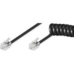 RJ10-RJ10 7M M/M Black | APLIUM