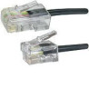 Modular RJ11-RJ45 2M M/M Black | APLIUM