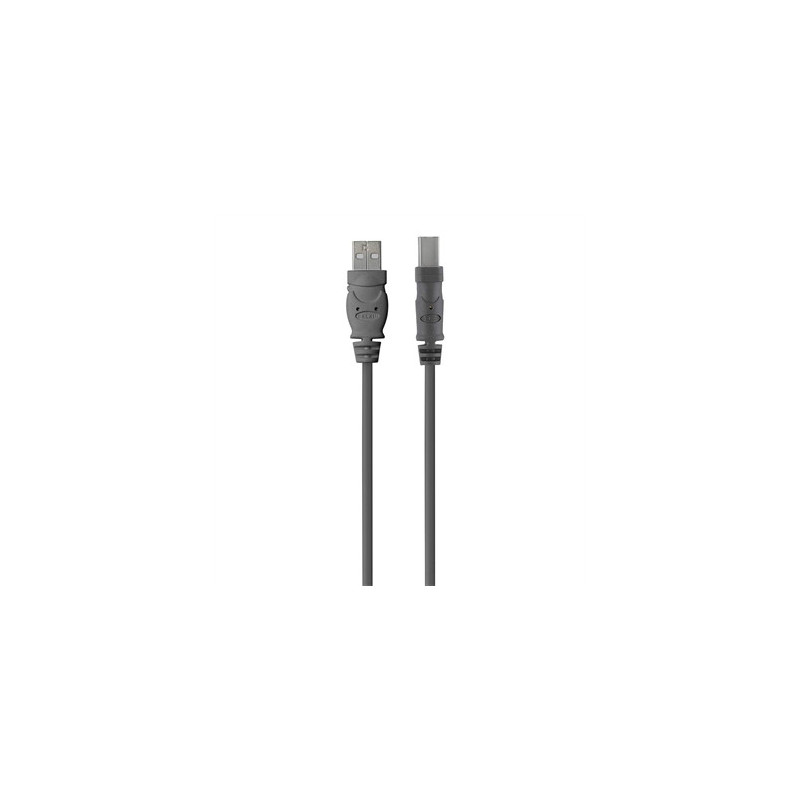 Belkin USB 2.0 A - USB 2.0 B, 3m cable USB USB A USB B Gris | APLIUM