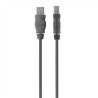 Belkin USB 2.0 A - USB 2.0 B, 3m cable USB USB A USB B Gris | APLIUM