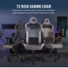 Silla Corsair Gaming T3 Rush (2023) Carbon CF-9010057-WW | APLIUM