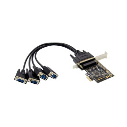 PCIe 4S DB9 RS232 Serial Card | APLIUM