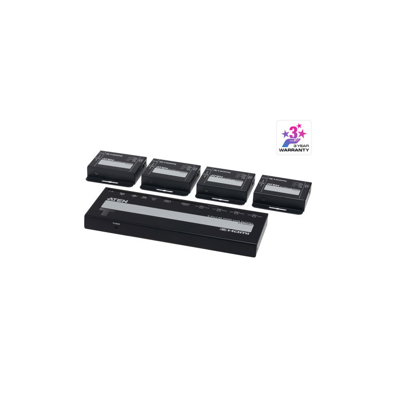 Aten Distribuidor / Splitter HDMI 4K Sobre Cat 6 De 4 Puerto | APLIUM