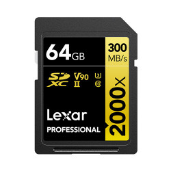 Lexar Professional 2000x 64 GB SDHC UHS-II Clase 10 | APLIUM