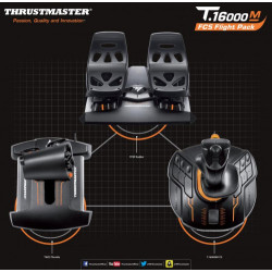 Thrustmaster T.16000M FCS Flight Pack Palanca de mando Mac,P | APLIUM