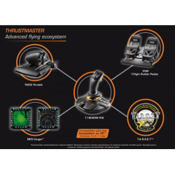 Thrustmaster T.16000M FCS Flight Pack Palanca de mando Mac,P | APLIUM