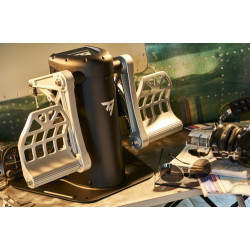 Thrustmaster TPR Rudder Negro, Plata USB Simulador de Vuelo | APLIUM