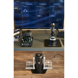 Thrustmaster TPR Rudder Negro, Plata USB Simulador de Vuelo | APLIUM