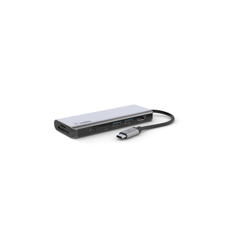 Belkin AVC009btSGY USB 3.2 Gen 1 (3.1 Gen 1) Type-C Plata | APLIUM