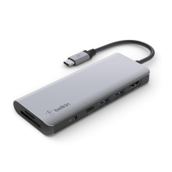 Belkin AVC009btSGY USB 3.2 Gen 1 (3.1 Gen 1) Type-C Plata | APLIUM