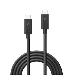 Lindy 41556 cable Thunderbolt 1 m 20 Gbit/s Negro | APLIUM