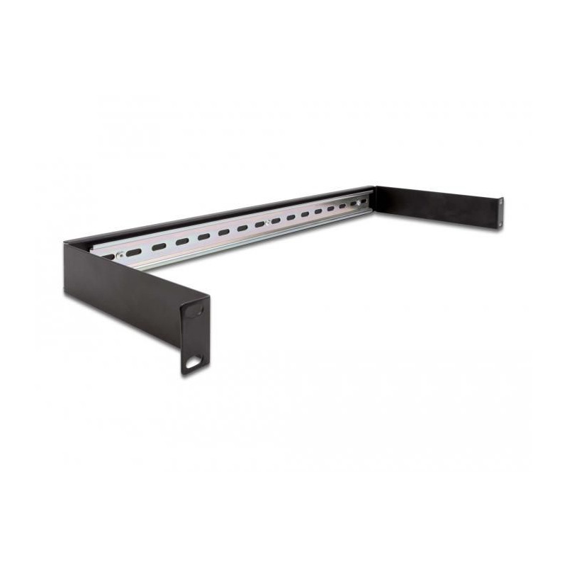19? DIN rail Panel 1U black | APLIUM