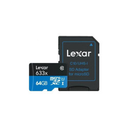 Lexar 64GB High-performance 633X Microsdxc Uhs-i, Up To 100M | APLIUM
