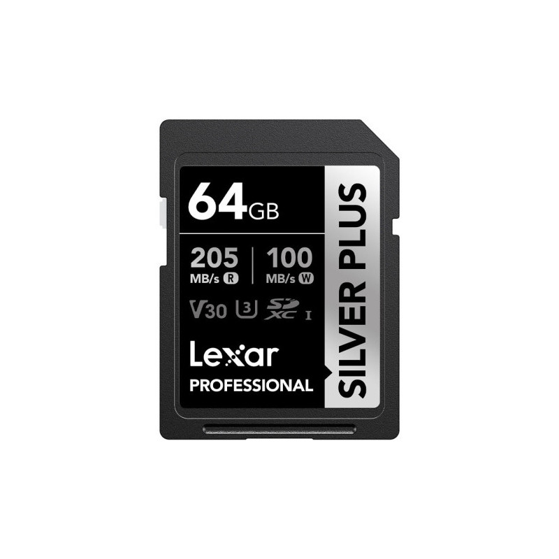 Lexar 64GB Professional Silver Plus Sdxc Uhs-i Cards, Up To | APLIUM