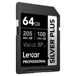 Lexar 64GB Professional Silver Plus Sdxc Uhs-i Cards, Up To | APLIUM