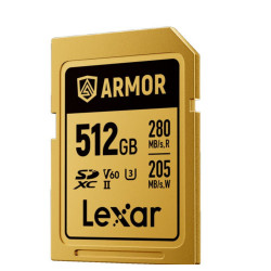 Lexar 512GB Professional Armor Gold Sdxc Uhs-ii Cards, Up To | APLIUM