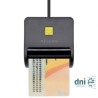 Lector de DNI Aisens ASCR-SN01-BK/ USB 2.0/ Negro | APLIUM