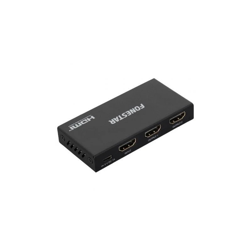 Duplicador HDMI Fonestar FO-22S2ED/ 2x HDMI Hembra - HDMI Ma | APLIUM