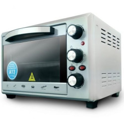Horno de Sobremesa Grunkel HR-28SILVER/ 1600W/ Capacidad 28L | APLIUM