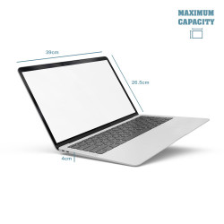 Maletín Monray Enterprise para Portátiles hasta 15.6"/ Negro | APLIUM