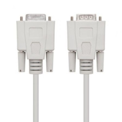 Cable Serie NULL Modem Nanocable 10.14.0502/ DB9 Macho - DB9 | APLIUM