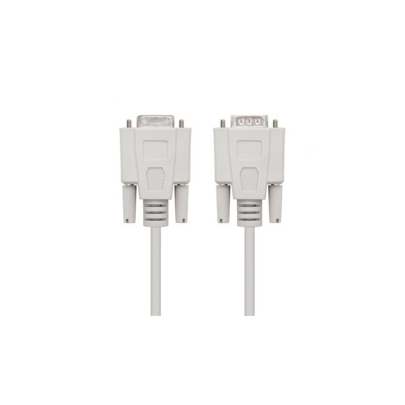 Cable Serie NULL Modem Nanocable 10.14.0502/ DB9 Macho - DB9 | APLIUM