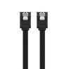 Cable SATA III Nanocable 10.18.1001-BK/ 50cm/ Negro | APLIUM