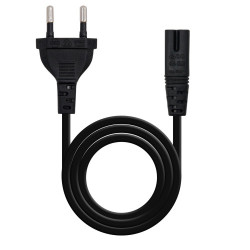 Cable Alimentación Forma 8 Nanocable 10.22.0402-L200/ CEE7/1 | APLIUM