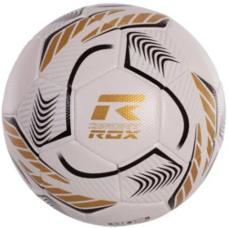 Balón de Fútbol Rox Sport R-Comand/ Blanco y Dorado | APLIUM