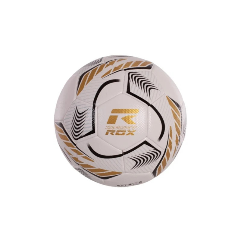 Balón de Fútbol Rox Sport R-Comand/ Blanco y Dorado | APLIUM