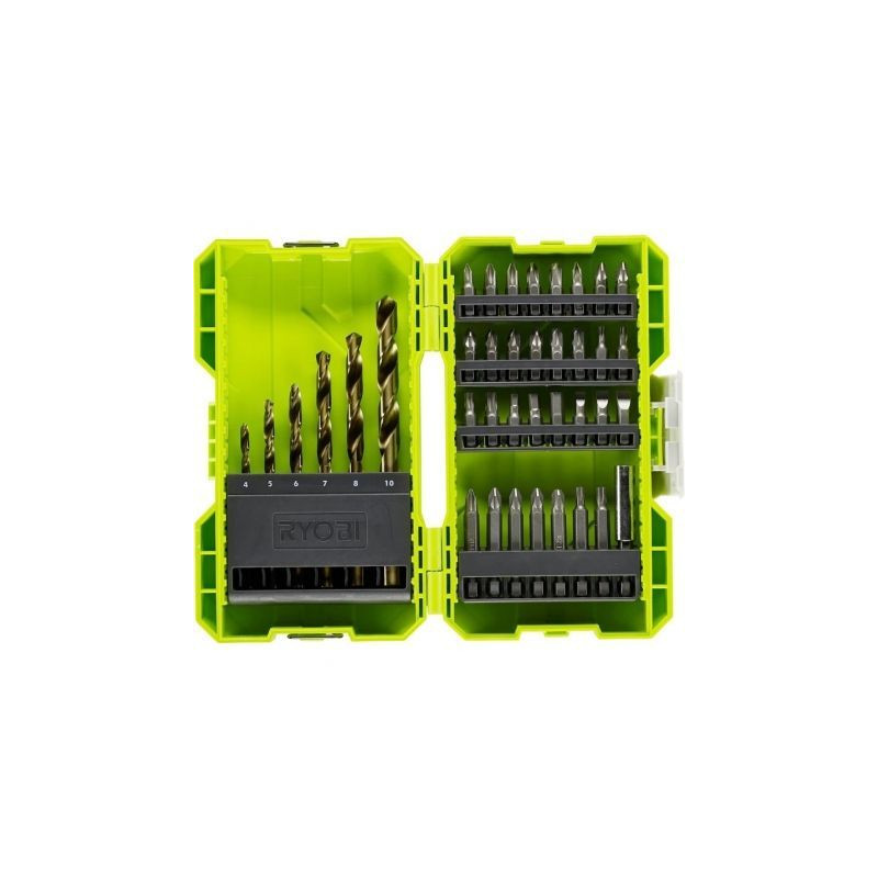 Estuche de 38 Puntas para Perforación y Atornillar Ryobi RAK | APLIUM