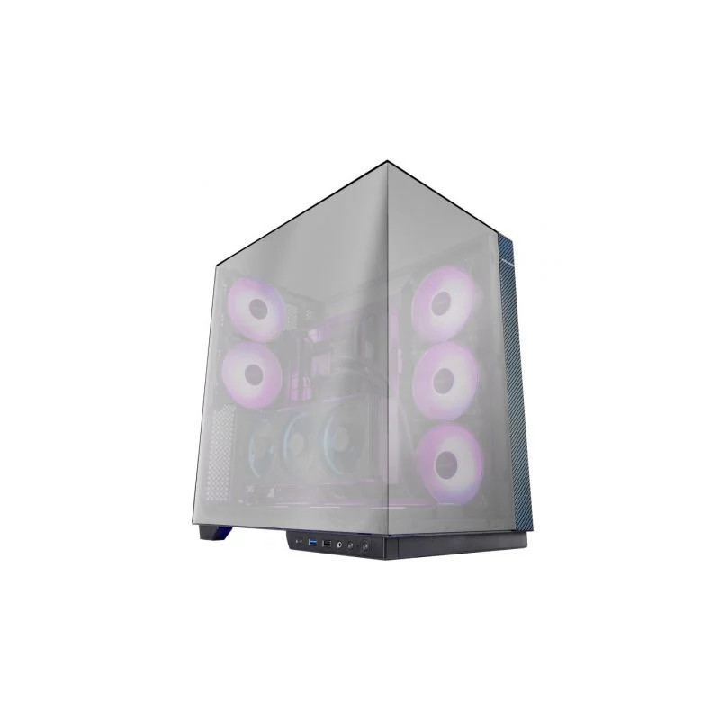 Caja Gaming Torre Mars Gaming MC-3GFPRO/ Cristal Cromado | APLIUM