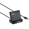 Lector de DNI TooQ TQR-220B/ USB 2.0/ Negro | APLIUM