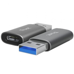 Trust 25573 - Adaptador Usb-a A Usb-c 2 Unidades Calyx | APLIUM