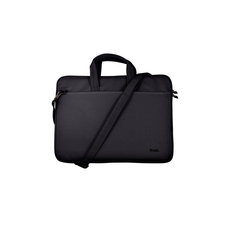 Trust 26207 - Maletin Fino 14 Pulgadas Negro Bologna | APLIUM