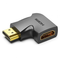 HDMI 270 Degree Male To Female Vertical Flat Adapter Black | APLIUM