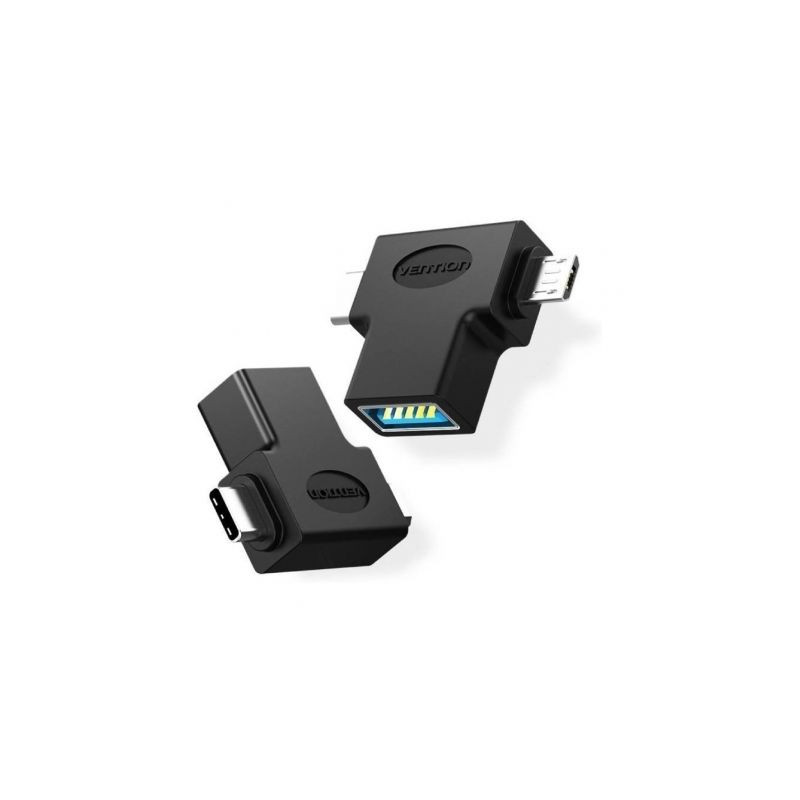 Adaptador USB 3.0 Vention CDIB0/ USB Tipo-C Macho - MicroUSB | APLIUM