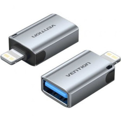 Adaptador OTG USB Vention CUCH0/ USB Hembra - Lightning Mach | APLIUM