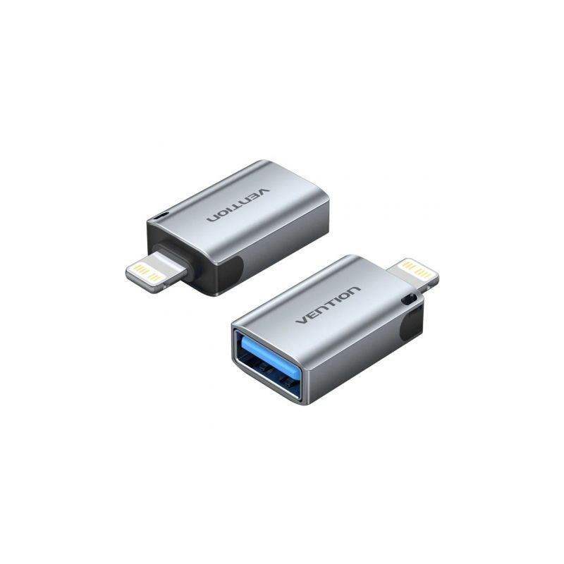 Adaptador OTG USB Vention CUCH0/ USB Hembra - Lightning Mach | APLIUM