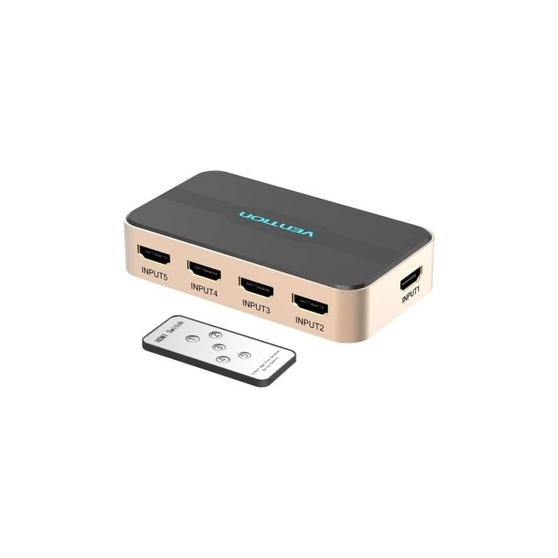 Duplicador HDMI Vention ACDG0/ 5x HDMI Hembra - HDMI Macho | APLIUM