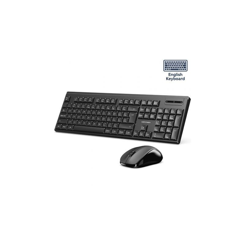 Teclado y Ratón Inalámbricos Vention Combo KTZB0-EN/ Inglés | APLIUM