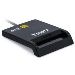 Lector de DNI TooQ TQR-211B/ USB Tipo-C/ Negro | APLIUM