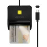 Lector de DNI USB Tipo-C Aisens ASCR-SN03C-BK/ USB Tipo-C/ N | APLIUM