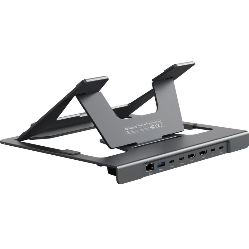 SANDBERG 136-83 - USB-C 8in1 Laptop Stand Dock | APLIUM